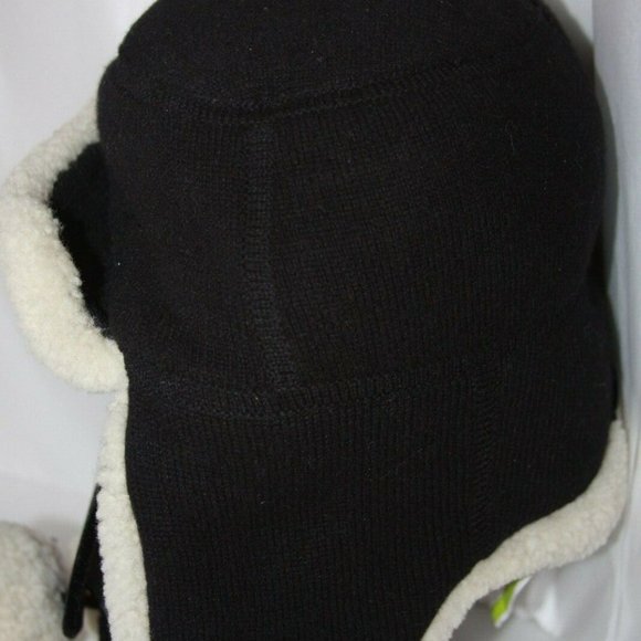 Coach Sheepskin Trapper Hat Black Retail 375.00 - Picture 4 of 8